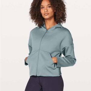 Lululemon RARE Shaped Jacket Expression Gray Blue Zip up
